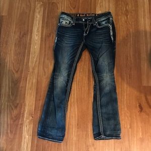 Size 31 Rock Revival boot cut jeans barely worn